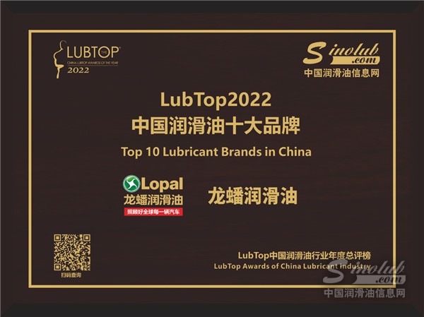【龍蟠科技】龍蟠潤滑油連續(xù)9年蟬聯(lián)“中國潤滑油十大品牌”稱號
