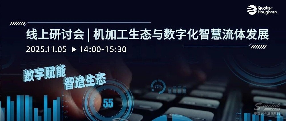 奎克好富頓線上研討會(huì) | 機(jī)加工生態(tài)與數(shù)字化智慧流體發(fā)展
