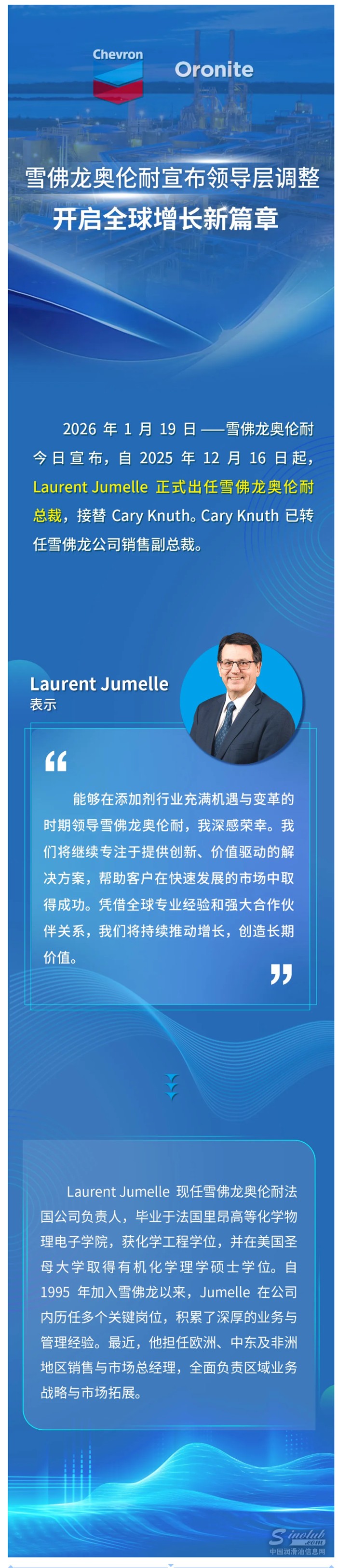 雪佛龍奧倫耐領(lǐng)導(dǎo)層調(diào)整，Laurent Jumelle 出任總裁開啟全球增長新篇.jpg