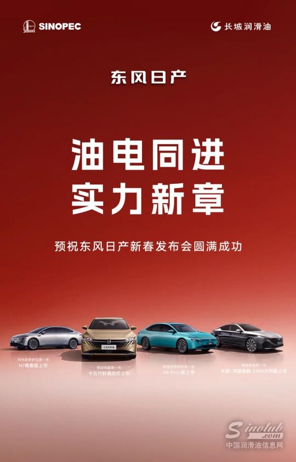 航天級(jí)潤(rùn)滑守護(hù) 共啟新征程 | 中國(guó)石化長(zhǎng)城潤(rùn)滑油預(yù)祝東風(fēng)日產(chǎn)春季發(fā)布會(huì)圓滿成功