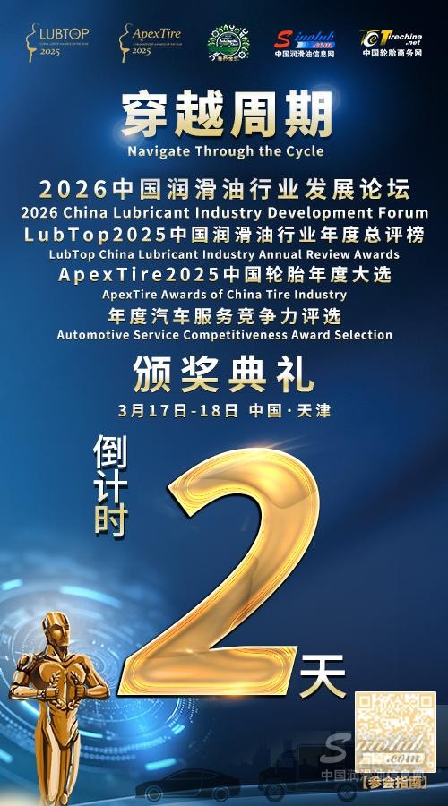 【LubTop2025】倒計(jì)時(shí)2天｜天津，即將啟幕潤(rùn)滑油行業(yè)年度榮耀盛典