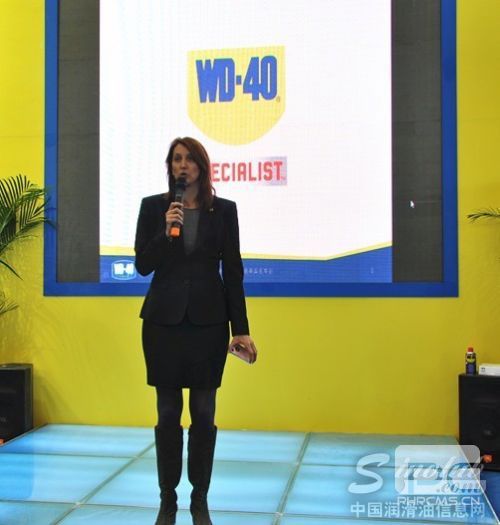 WD-40的中國區(qū)總經(jīng)理Stephanie女士
