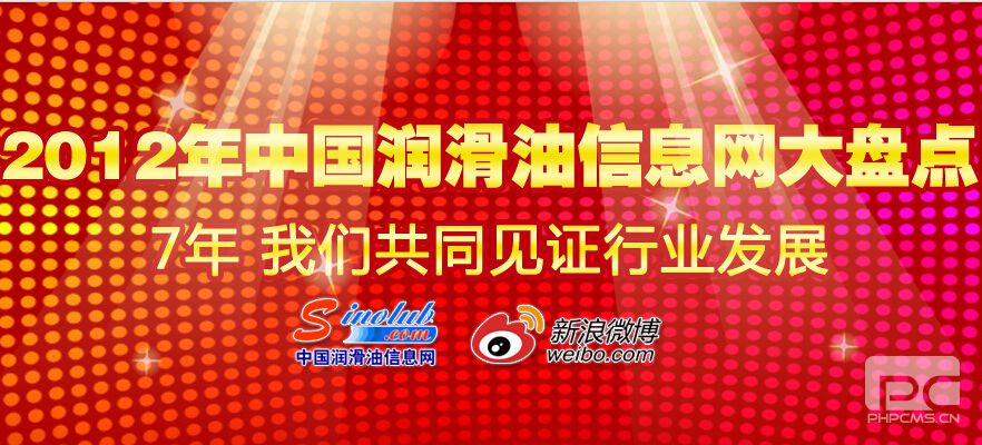  2012年中國潤滑油信息網(wǎng)年終大盤點(diǎn)