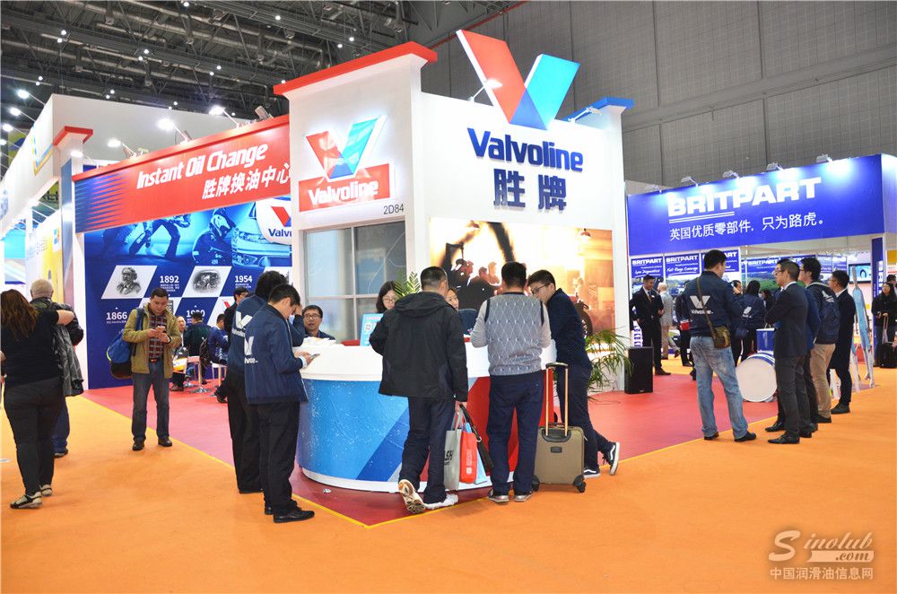 2016上海法蘭克福汽配展——Valvoline勝牌潤滑油展臺風(fēng)采